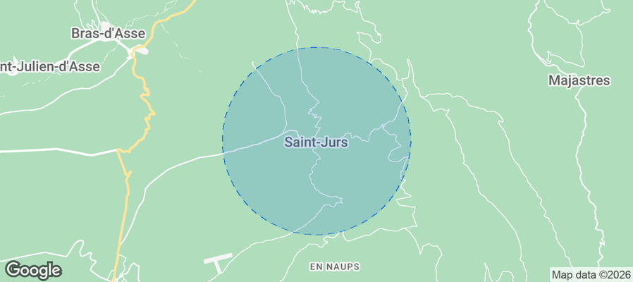 Saint-Jurs Airbnb map